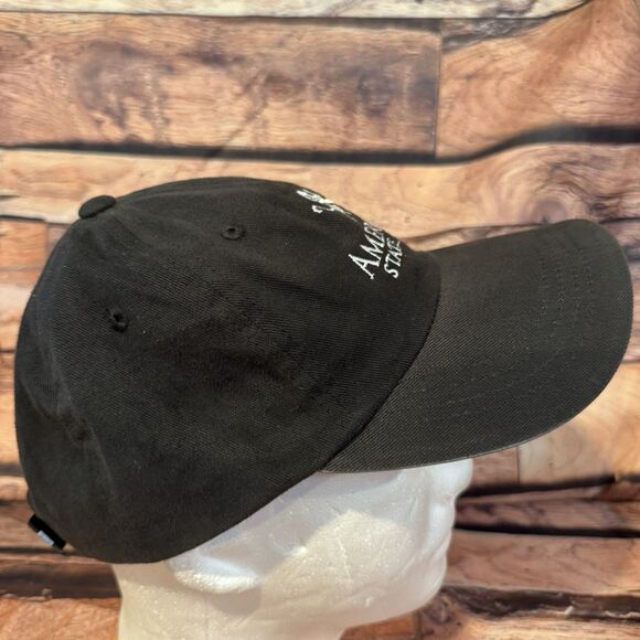 American State Bank Texas Tech Red Raiders Black Hat Cap Strapback One Size - Picture 3 of 8